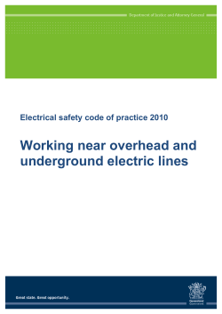 Electrical safety code of practice 2010 - Working