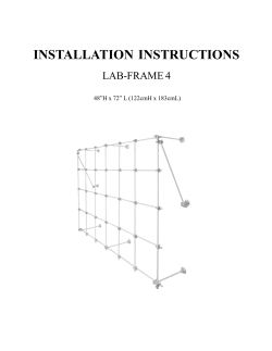 installation instructions