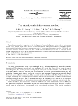 The atomic-scale finite element method