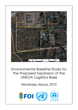 Environmental Baseline Study for the Proposed Expansion of the