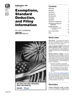 2010 Publication 501