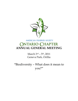 Biodiversity &ndash; What does it mean to you?