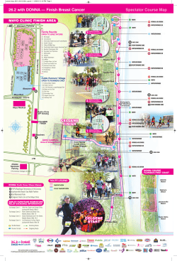 26.2 with DONNA — Finish Breast Cancer Spectator Course Map