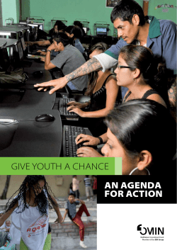 Give YOUTH a cHance an agenda for action - MIF FTP