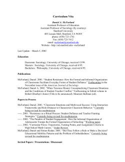 Curriculum Vitae - Harvard Kennedy School