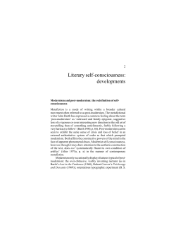 Metafiction: The Theory and Practice of Self