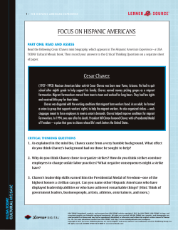 Critical Thinking Lesson: The Hispanic American