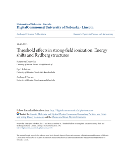 Threshold effects in strong-field ionization: Energy shifts and