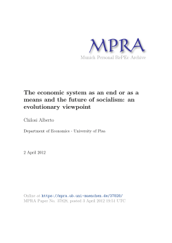 - Munich Personal RePEc Archive