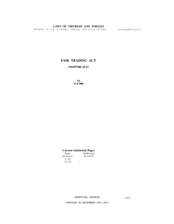 Fair Trading Act, 2006