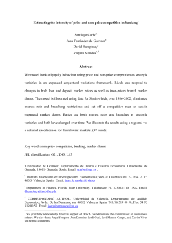 Estimating the intensity of price and non