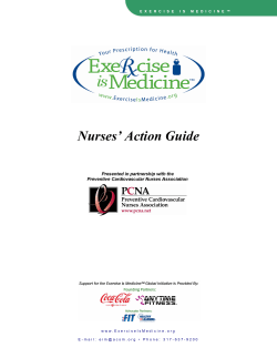 Nurses` Action Guide - Preventive Cardiovascular Nurses Association