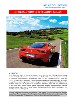 official ferrari self-drive tours