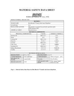 material safety data sheet
