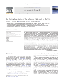 On the implementation of the enhanced Fujita scale in