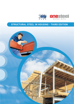STRUCTURaL STEEL IN hOUSINg - ThIRD