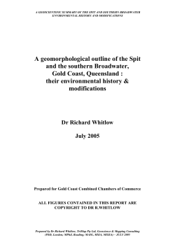 A Geomorphological Outline Of The Spit