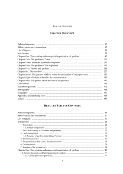 Garden administration in the Girsu province during the Neo