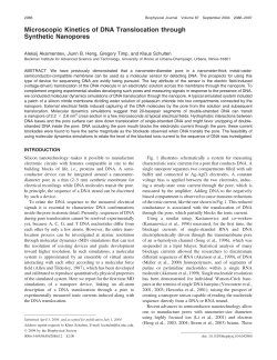 Microscopic Kinetics of DNA Translocation through Synthetic