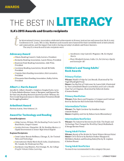 awards - International Literacy Association