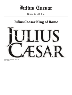 Julius Caesar - Newspaper Club