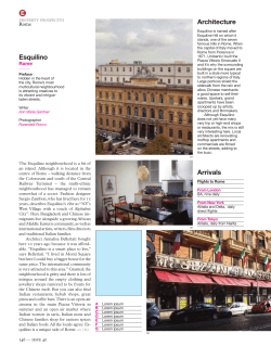 Esquilino Arrivals Architecture