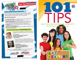 101 Tips for Teaching Nutrition Concepts