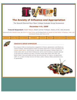 Thievery: The Anxiety of Influence and