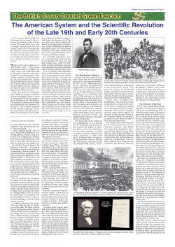 The American System and the Scientific Revolution of the Late 19th