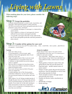 Living with Lawns - City of Stevens Point