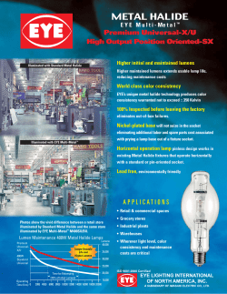 metal halide - EYE Lighting