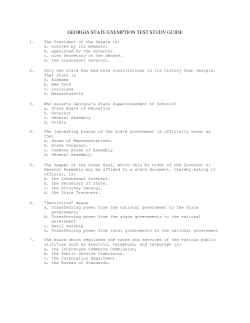 georgia state exemption test study guide