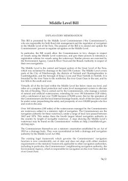Middle Level Bill - Publications.parliament.uk
