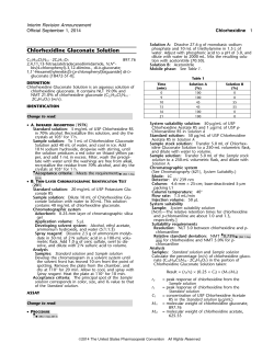 Chlorhexidine Gluconate Solution