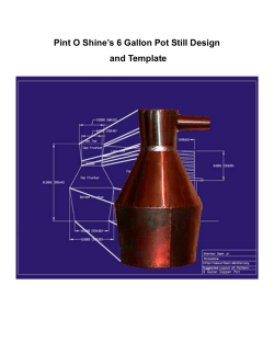 6 Gallon Pot Still And Template