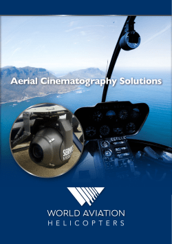 Aerial Cinematography Solutions