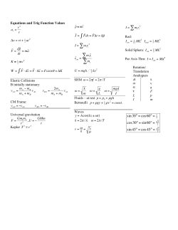 sin30&deg; = cos60&deg; = cos30&deg; = sin60&deg; = sin45&deg; = cos45