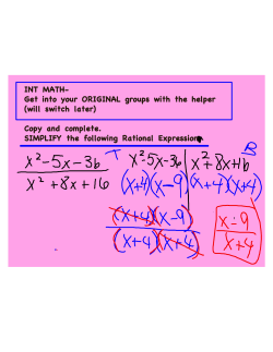 REVIEW Linear inequalities NOTES - Rambo-math