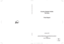 Country Gender Profile: Viet Nam Final Report