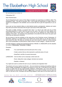 Elizabethan Open Art Exhibition