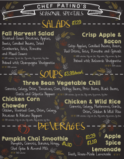 beverages soups salads beverages soups salads
