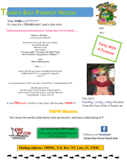 TBPH Mission - Tampa Bay Parrot Head Club