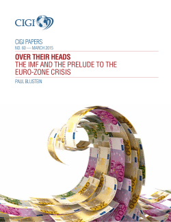 over their heads the imf and the prelude to the euro