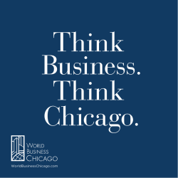 Think Business. Think Chicago. brochure