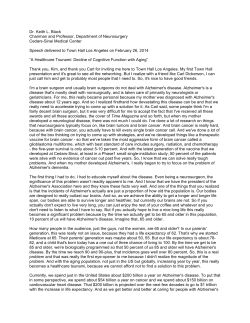 Time Magazine - Town Hall Los Angeles