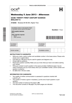 Question paper - Unit A162/02 - Modules B4, B5, B6 - Higher