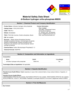 MSDS - Finar Limited