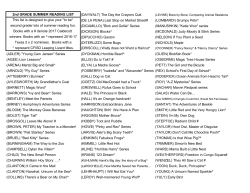 Grade 2 Summer Reading