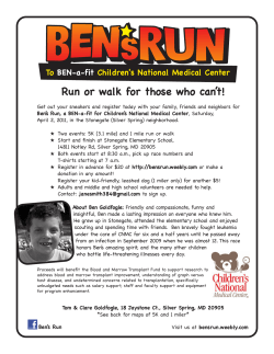 Run or walk for those who can`t!