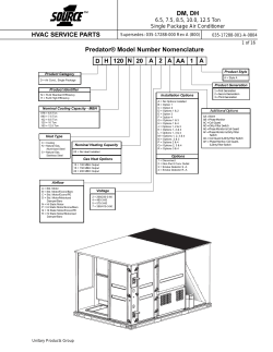 Predator&reg; Model Number Nomenclature D H N A2A AA 1 120 A 20